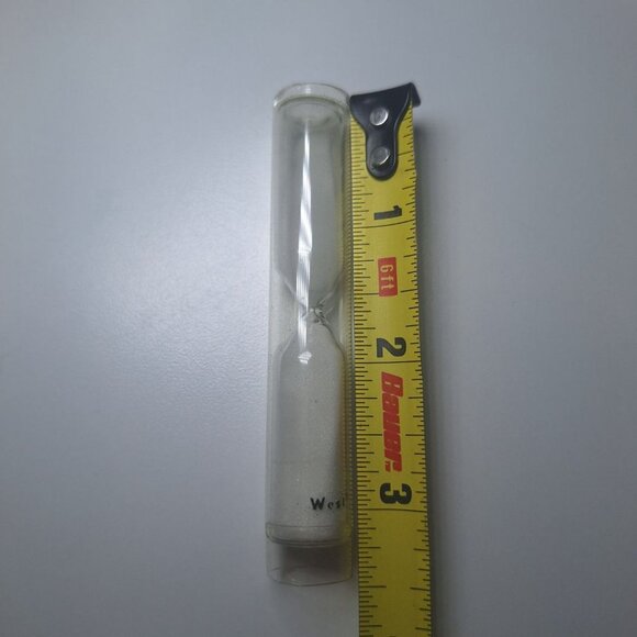 West Germany Sand Timer Minute Hourglass Plastic Vintage Game Replacement Piece - Picture 4 of 4